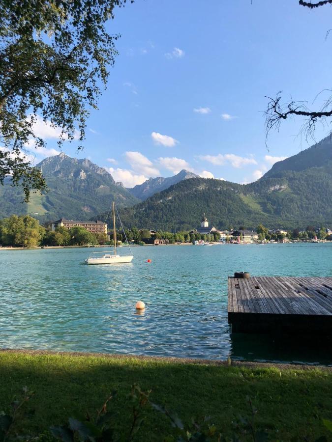 Wolfgangsee Ferienappartement „Bergliebe“ Strobl Exterior foto