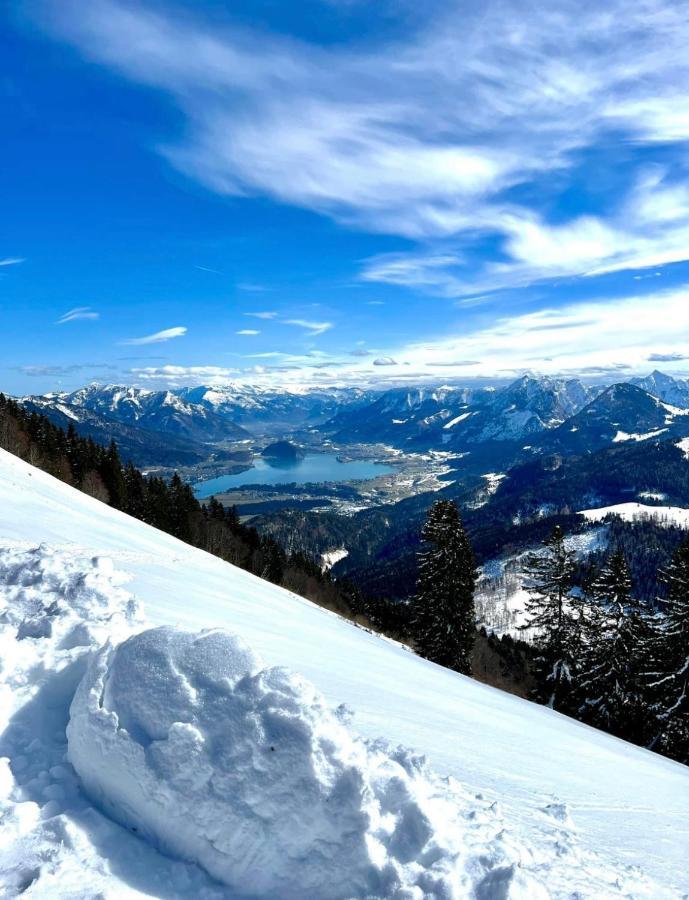 Wolfgangsee Ferienappartement „Bergliebe“ Strobl Exterior foto