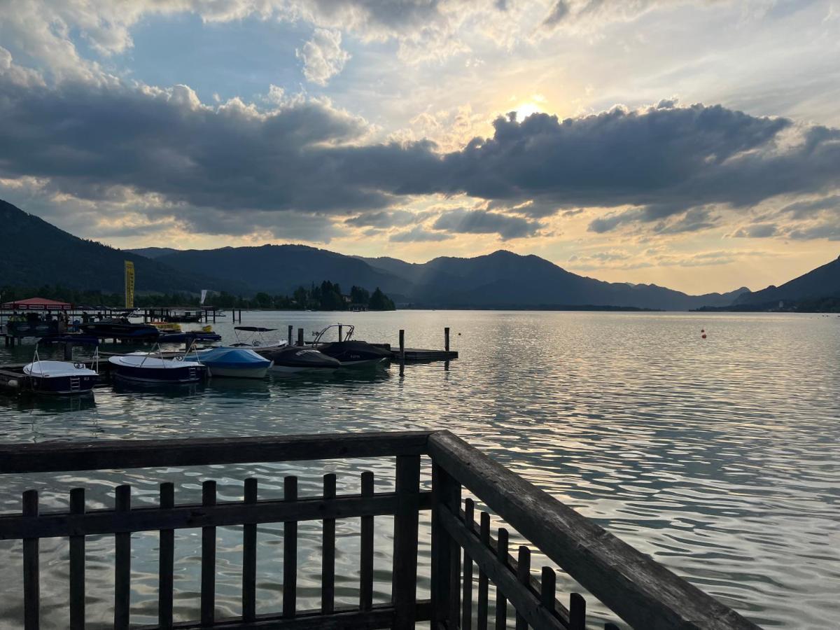 Wolfgangsee Ferienappartement „Bergliebe“ Strobl Exterior foto